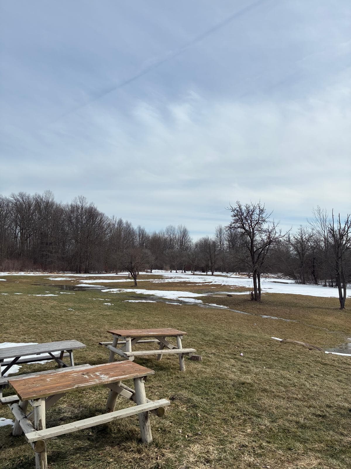 Property picnic area with open fields